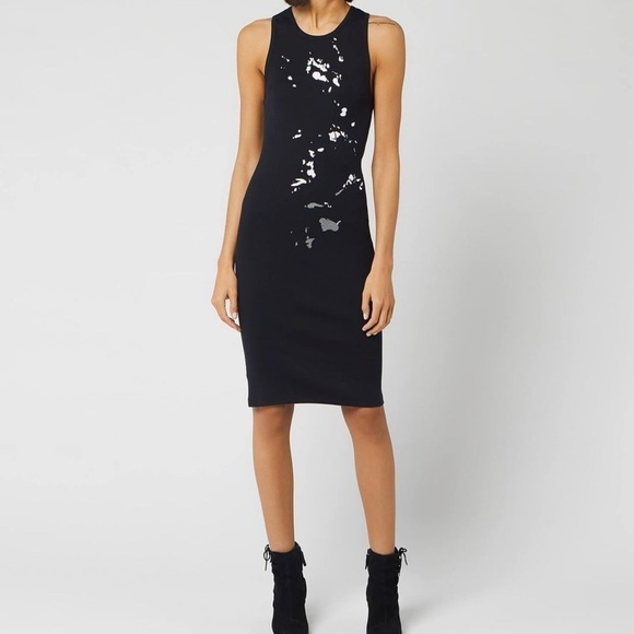 Helmut Lang PAINTED RIB MASC TANK DRESS - Picture 12 of 12